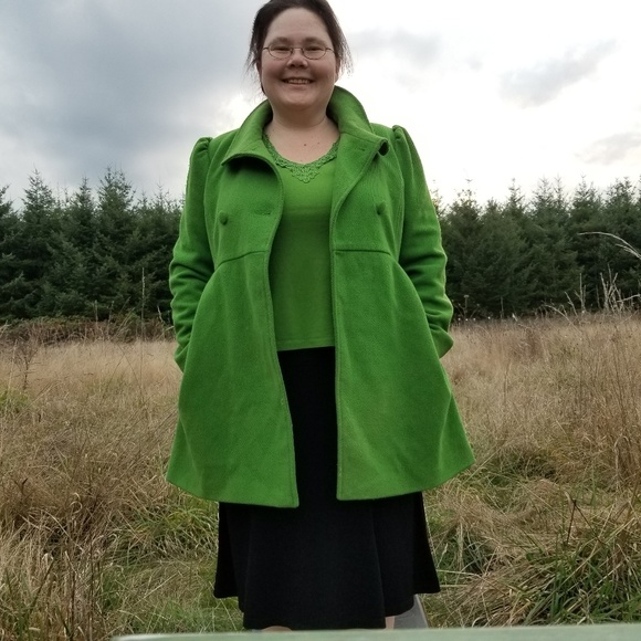 Old Navy Jackets & Blazers - XL lime coat Old Navy